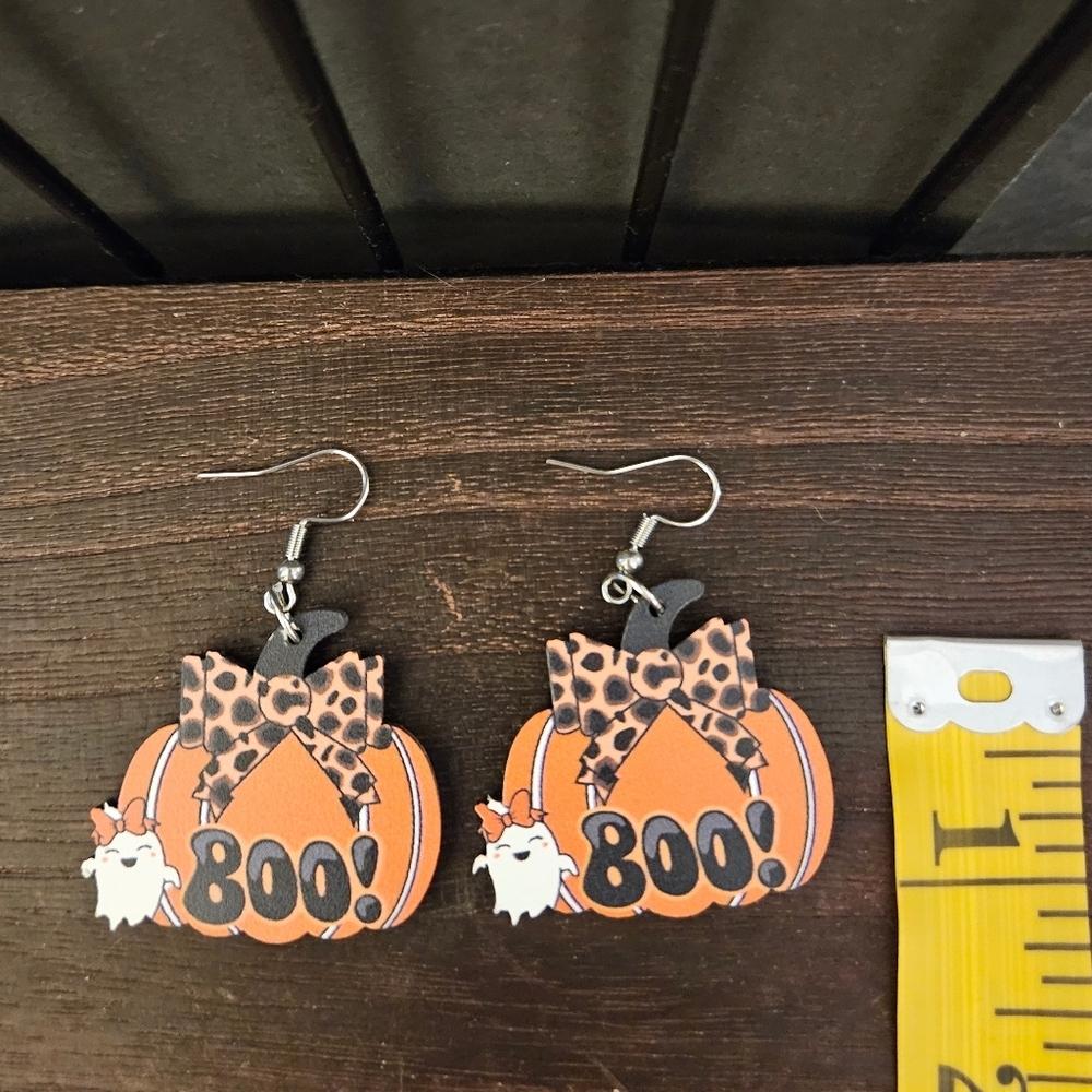 Boo Dangle Earrings - Picture 2 of 2